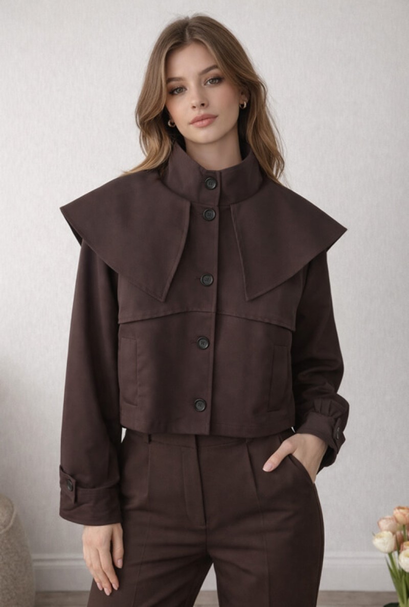 Vera Koyu Kahve Ceket